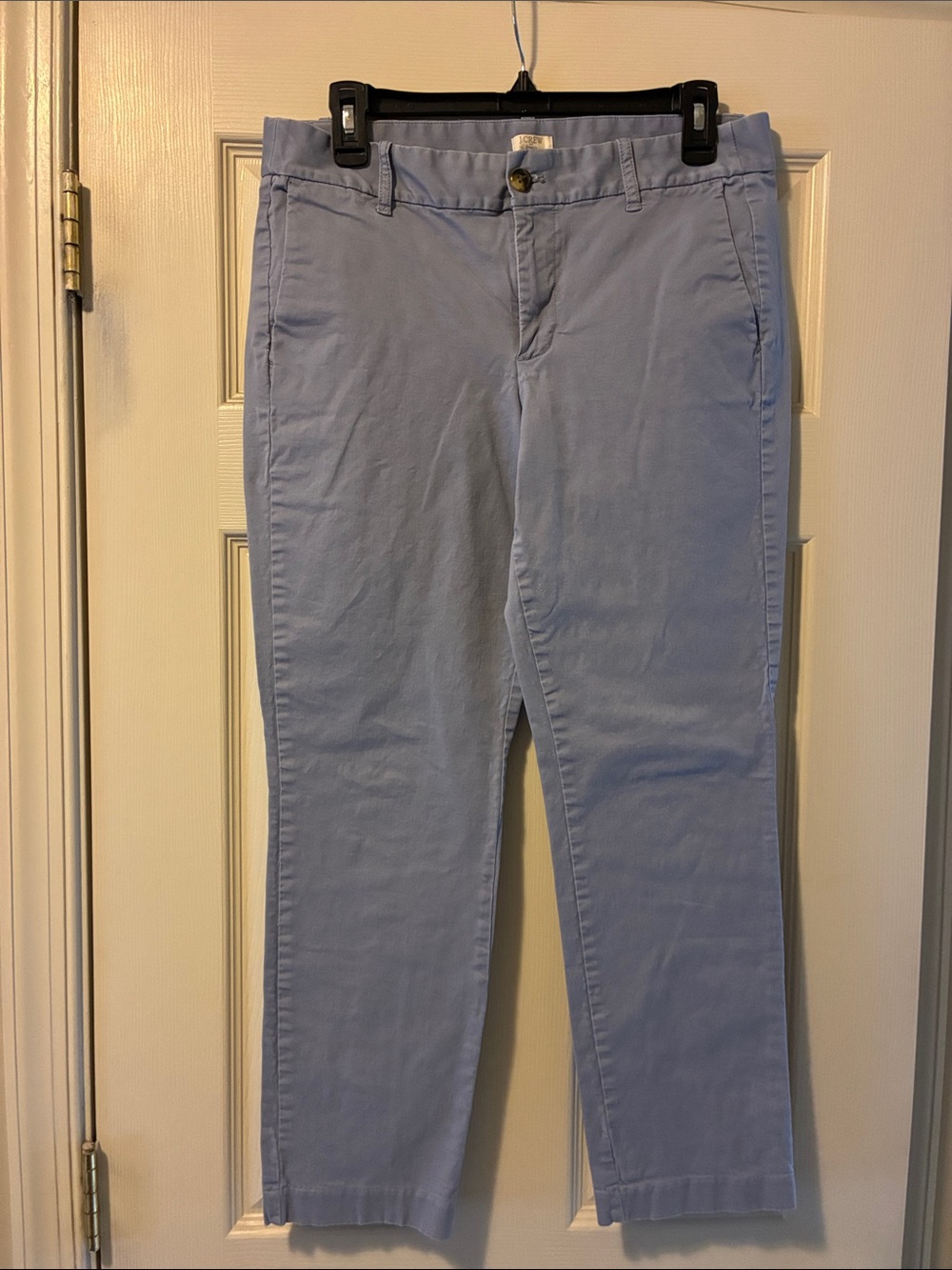 J. Crew Factory Light Blue Cropped Chino Jeans